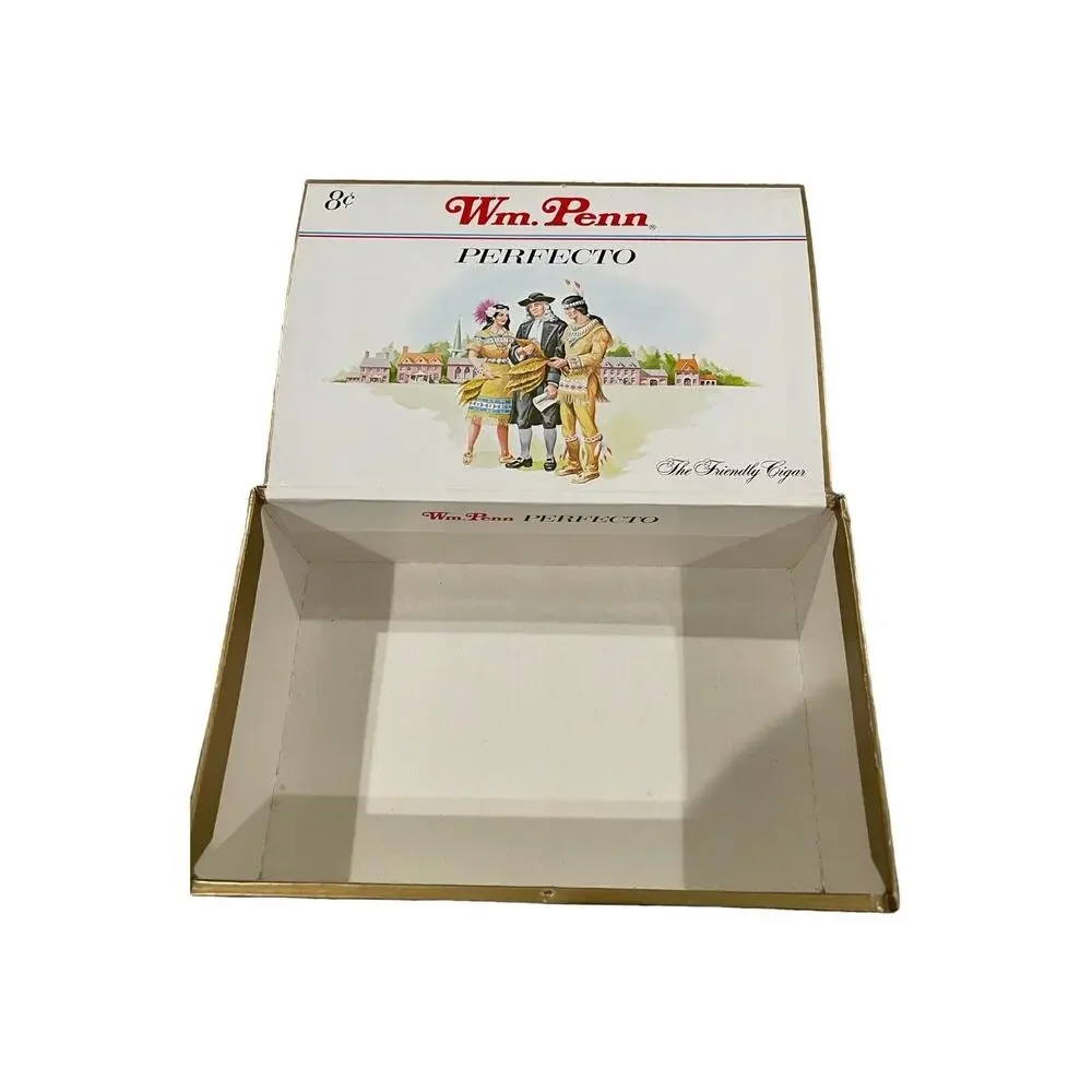 wm penn perfecto cigar box